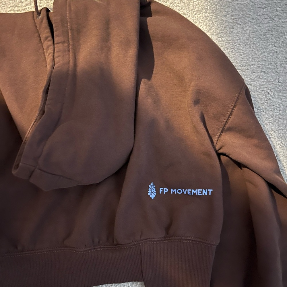 Free People Brown Hoodie